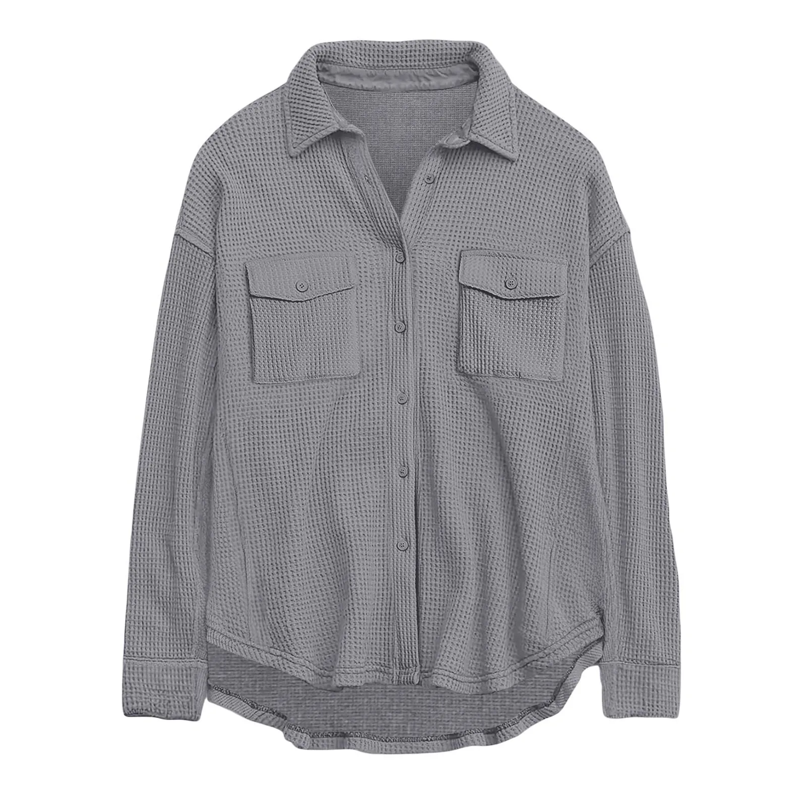 Women Loose Fit Long Sleeve Vintage Blouse Top