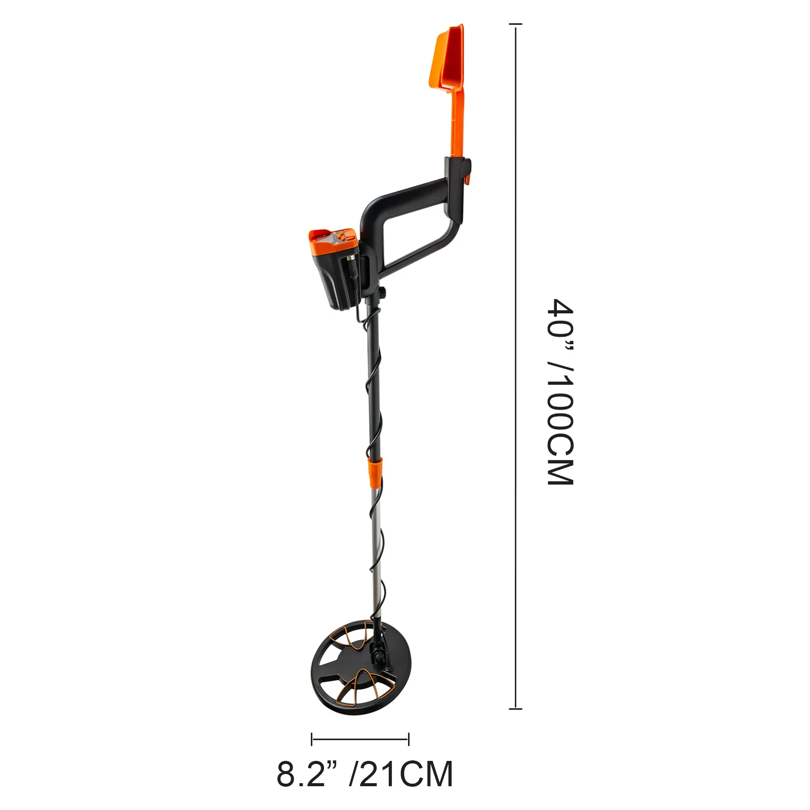 VEVOR Metal Detector Waterproof Disc Underwater Underground High Accuracy Sensitive LCD Display Humanity for Adults and Children 6