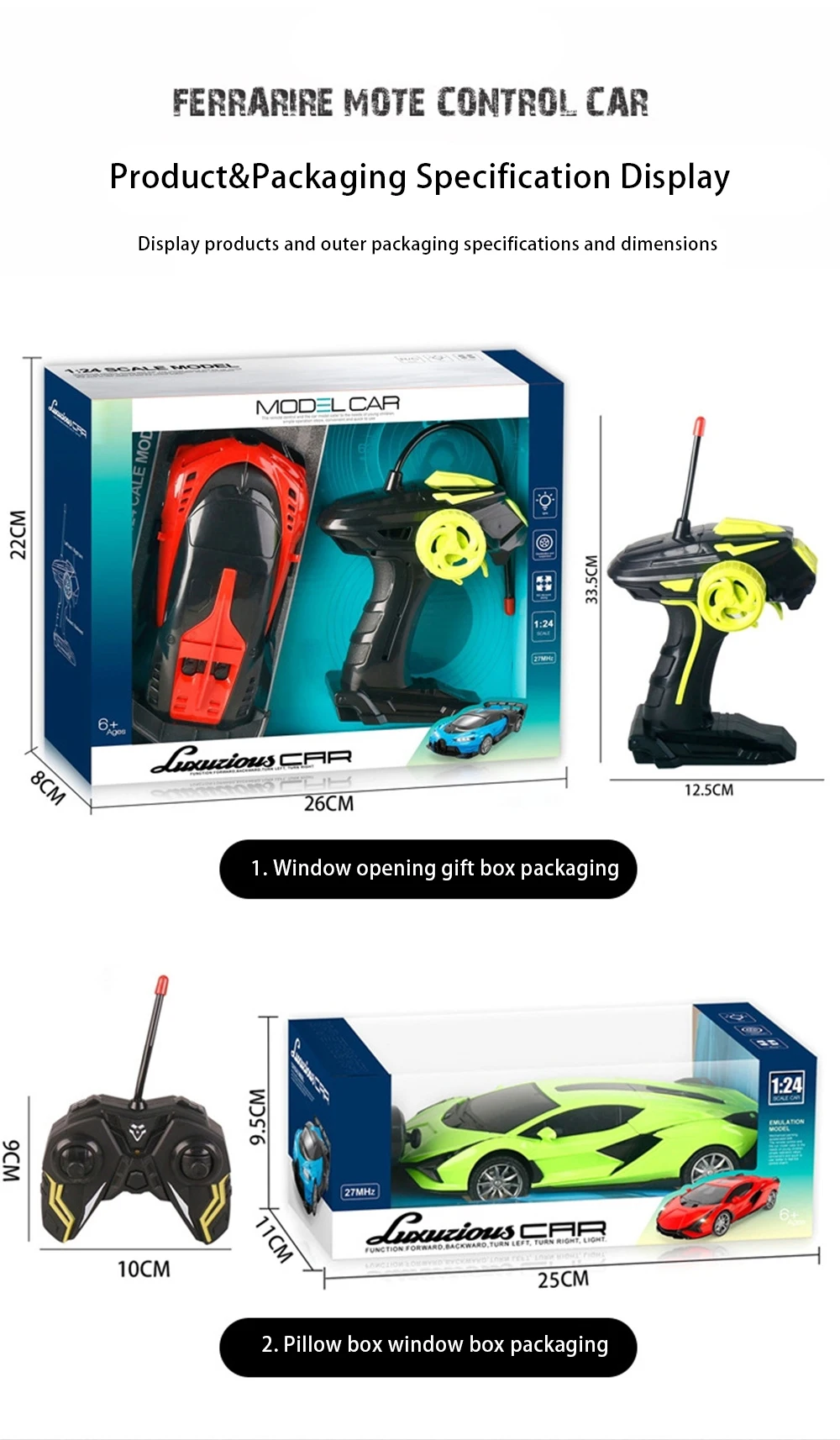 Rc Car Fast With Led Light 2.4g Radio Remote Control Sports Cars Stunt High-Speed Drift Racing Electric Toys Car For Kids Boy