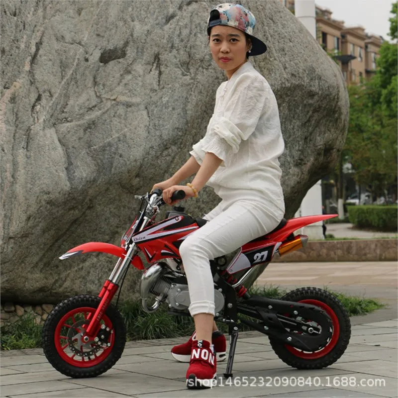 Mini Off-road Two-stroke Gasoline Motorcycle 49CC Gasoline Scooter Pneumatic Motorcycle