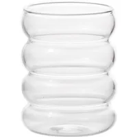 Glass Cup Household Corrugated Glass Cup Coffee Milk Cup Transparent Glasses Ice Juice Mug Tea Cup Drinkware Retro 3