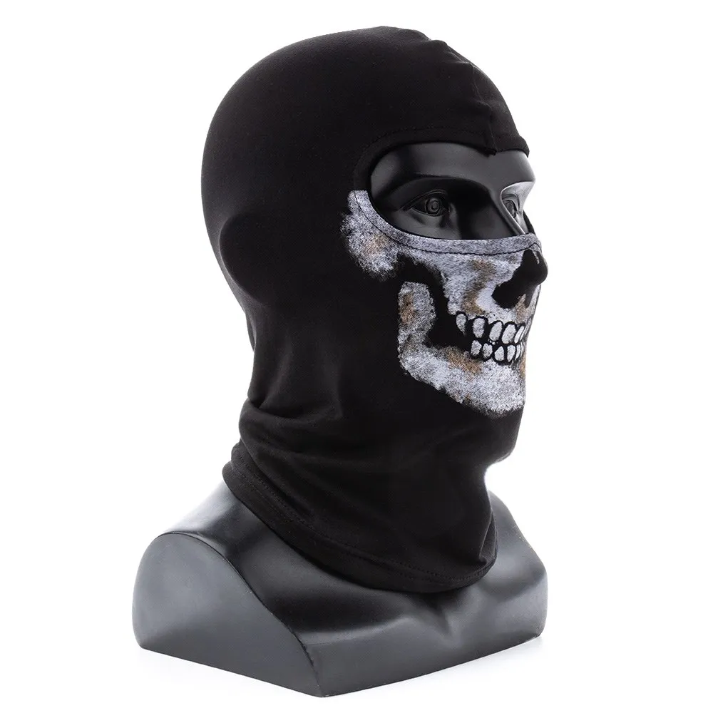 Motorcycles Bicycle Ski Skull Balaclava Mask Cosplay Scary Ghost Face War  Game Skeleton Riding Outdoor Headwear Windproof Masks - Masks & Eyewear -  AliExpress