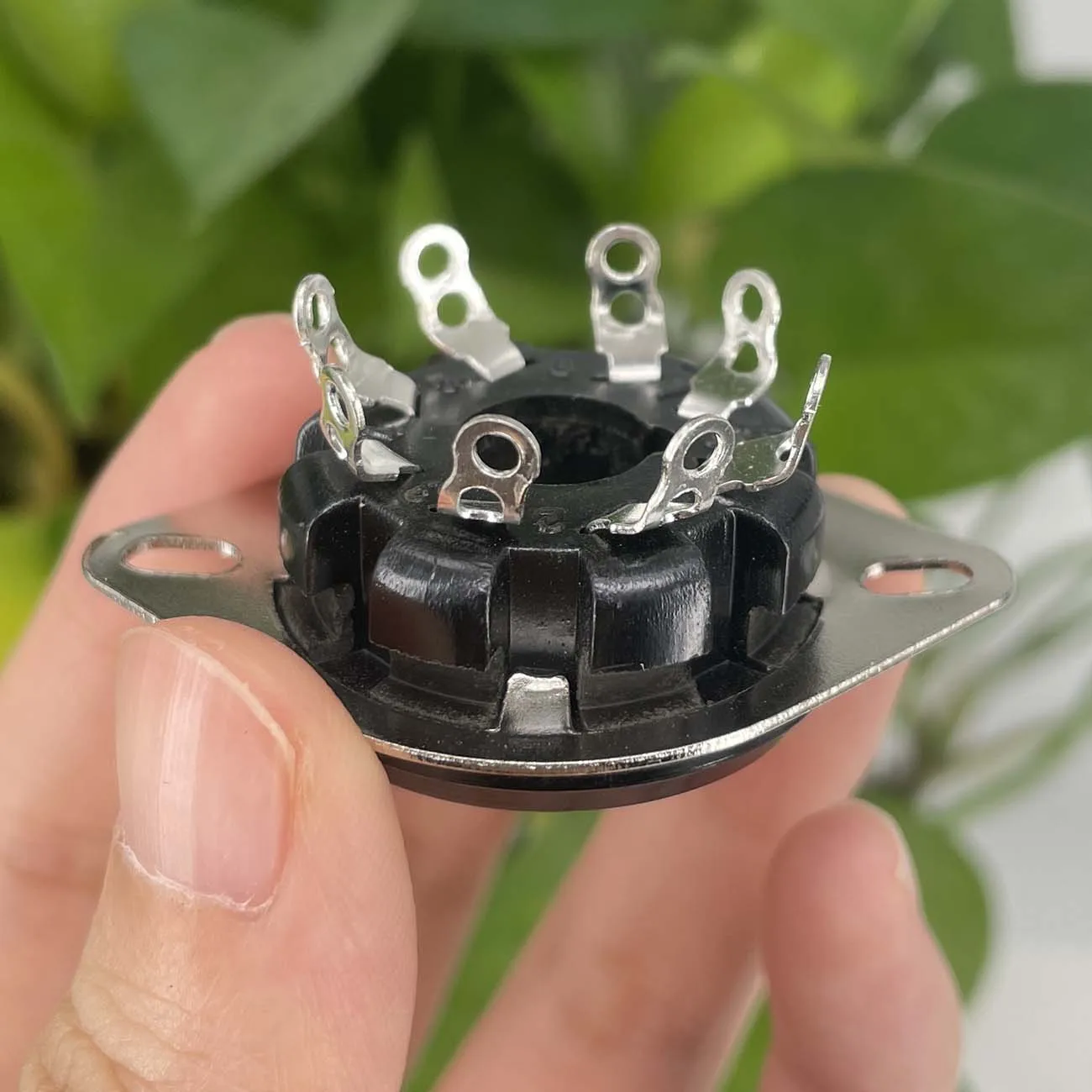 1PC 8Pin Bakelite Octal Valve Tube Socket S8WPF For 6SN7 6SL7 EL34 6V6 6L6 6CA7 GZ34 KT88 Vacuum Tube Amplifier Chassis Mount