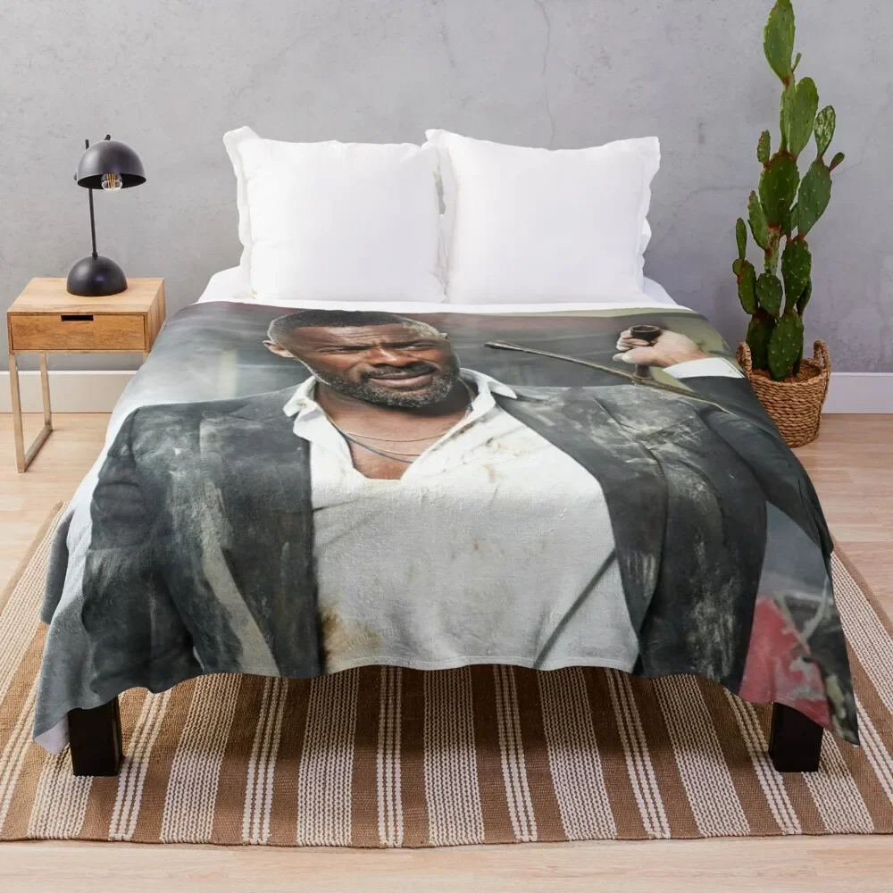 idris elba Throw Blanket Stuffeds Luxury Single Blankets