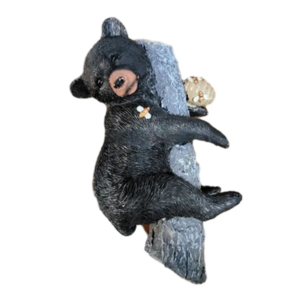 

Resin High-end Texture Bear Garden Decoration Realistic Appearance For Balcony Home Bear Cub Napping
