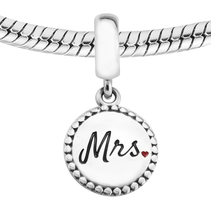 

Mrs Dangle Beads For Jewelry Making 925 Silver Original Waist Beads DIY Charm Bracelet Make Up Accessories For Women Holiday