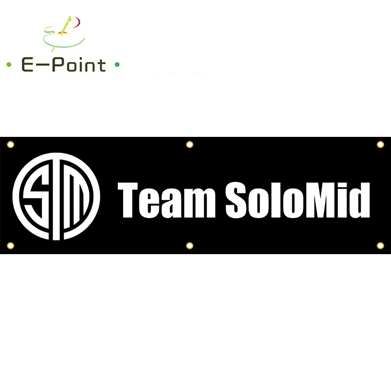 

Игровой баннер 130GSM 150D Team SoloMid TSM, размер 45*150 см