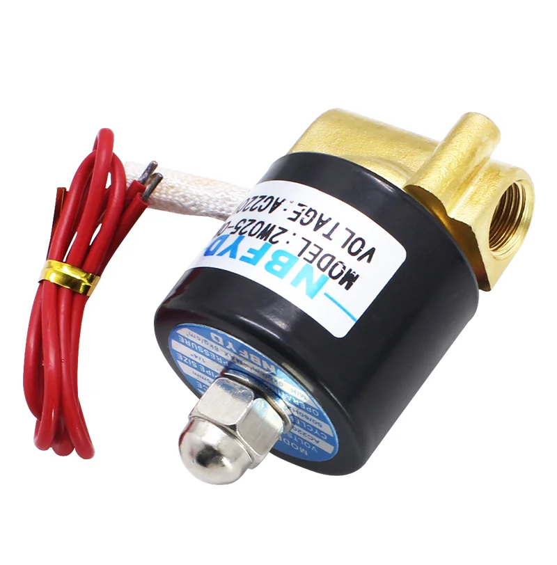Normalerweise geschlossenes Magnetventil, Wasserventil, 2W025-08 DC24V/AC220V 2 Sub-Switch-Ventil, 1/4 Messing-Steuerventil – Detail 9