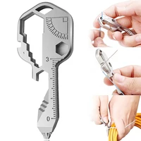 Multitool Key Universal Keys Gear Clips Measuring Adjustable Portable Home Hand Tool Key Ring Wrench Set 1