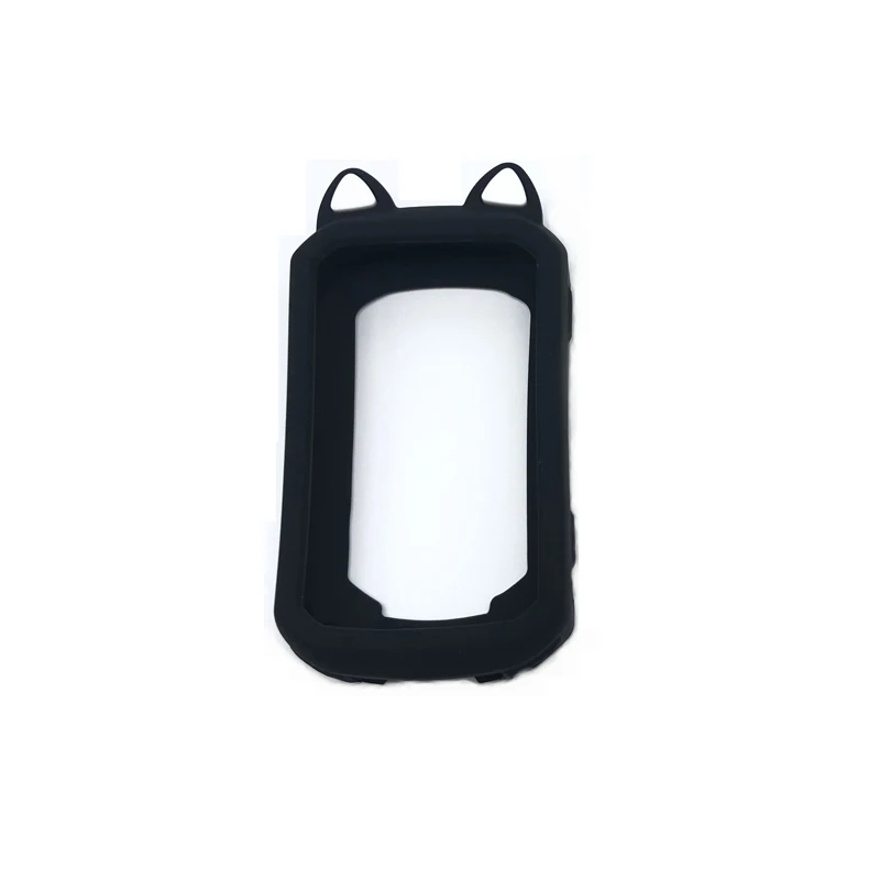 Silicone Protective Set with Tempered Glass Screen Protector & Lanyard for Garmin Edge GPS Computer