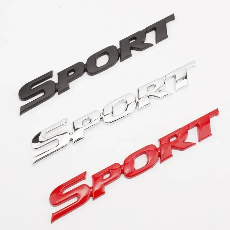 3D Metal Sport Logo Emblem Badge Sticker Decal