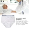 Men Incontinence Briefs Cotton Absorbent Washable Reusable Incontinence Overnight Underwear Urine Incontinence Elderly Male 1