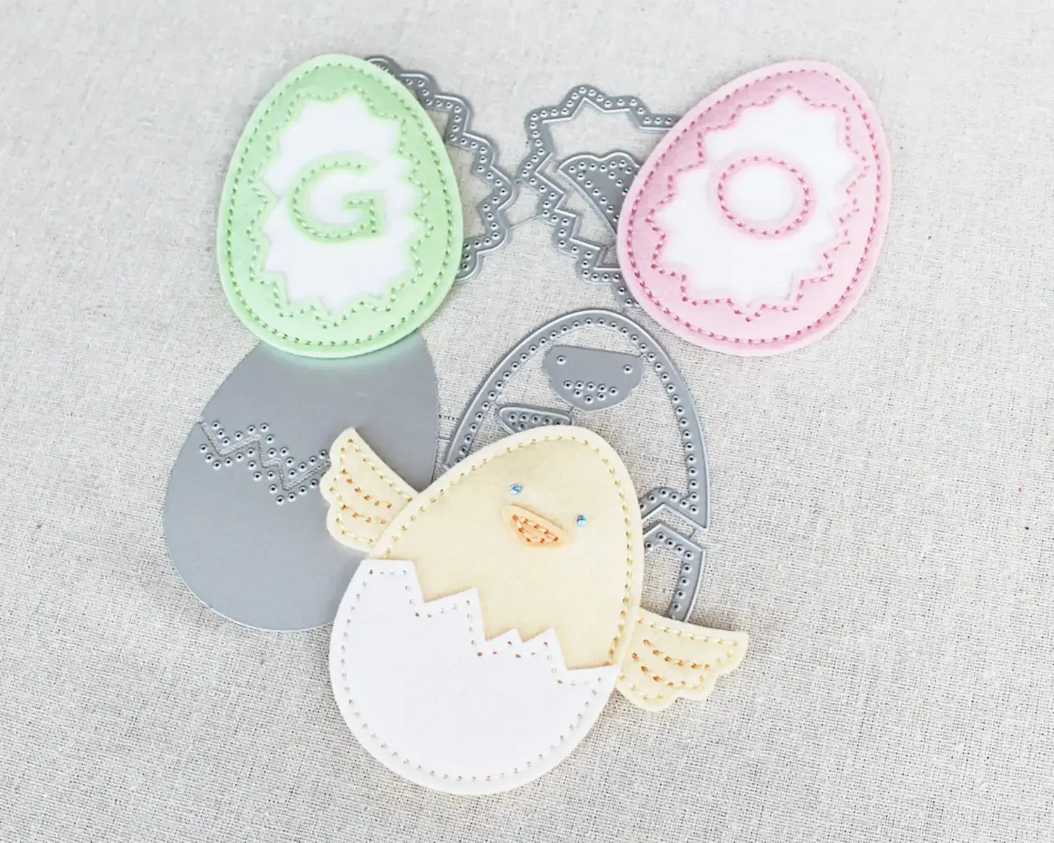 닭 토끼 부활절 금속 계란 바구니 절단 다이 실리콘 스탬프, 스크랩북 스텐실 사진 앨범 카드, DIY 종이 엠보싱