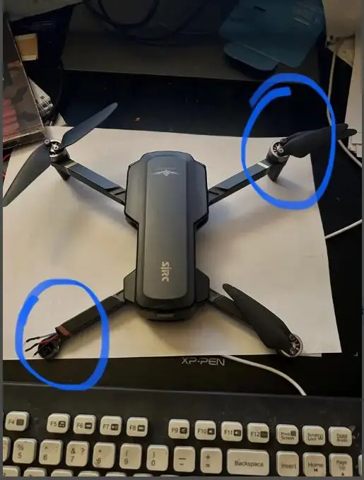 

Sjrc f5s drone 2 arms