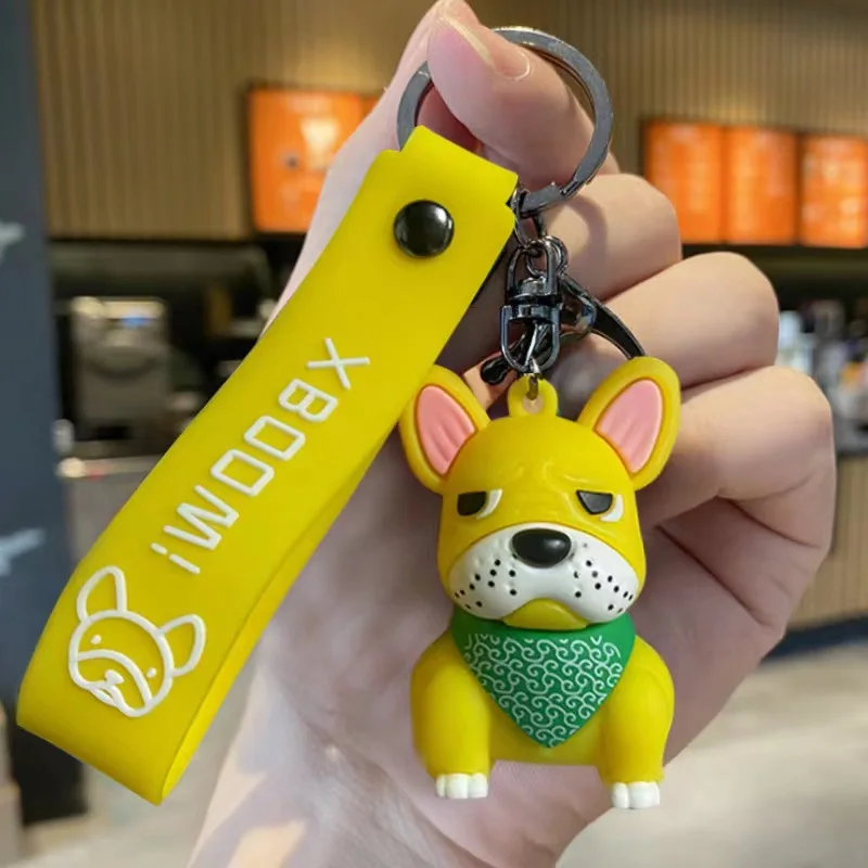 Manufacture Customized  Hot Sell New Luxury Designer Louis French  Pitbull Toy Bulldog Accessory Key Chain Car Pendant Bag Pendant Doll -  China Doll and Key Chain price