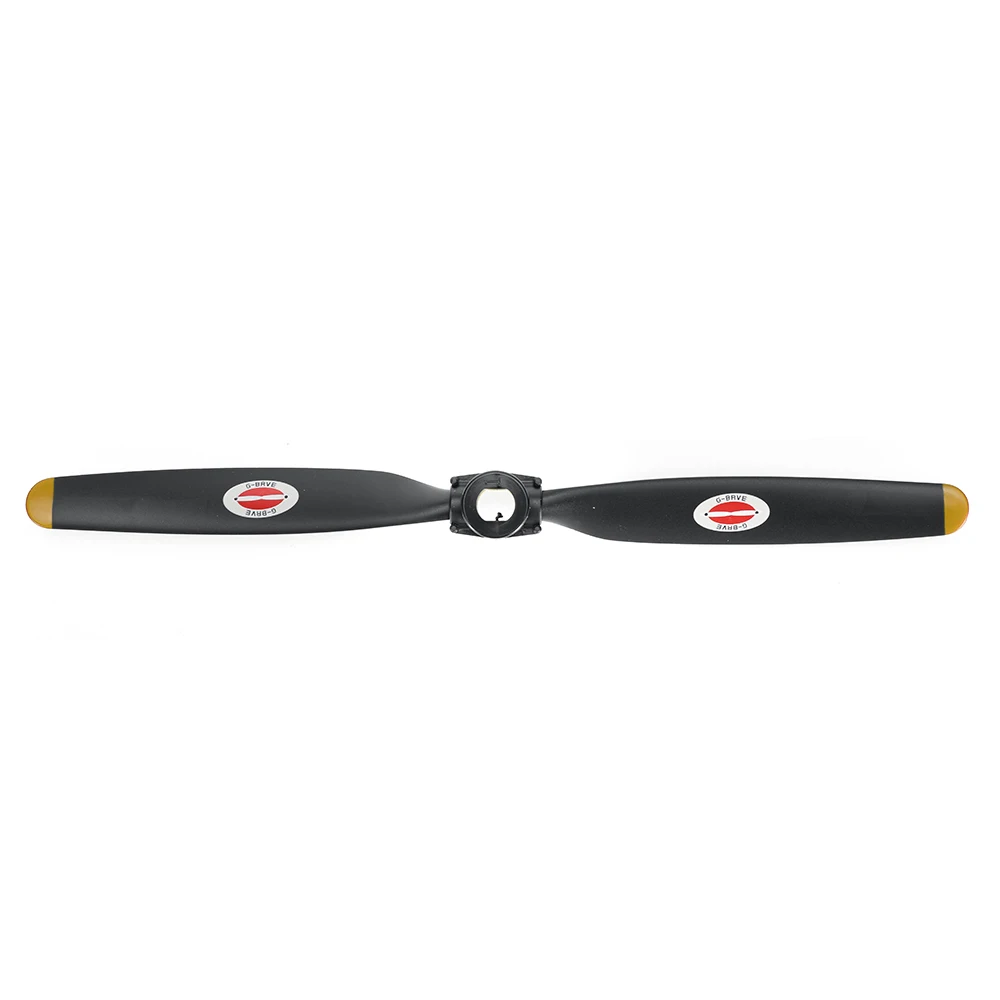 Hélice de rechange XK pour avion RC A300-Beech D17S 550mm, vue de profil avec le moyeu central