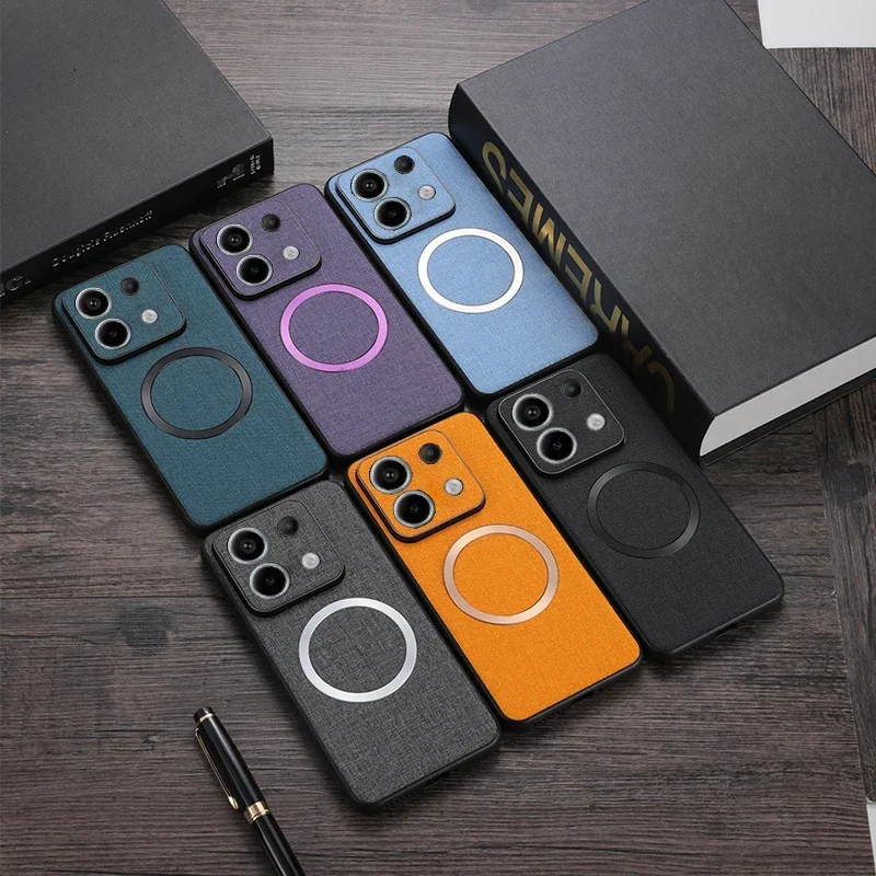 Premium Magnetic Charging Leather Case – Luxury Protection Cover