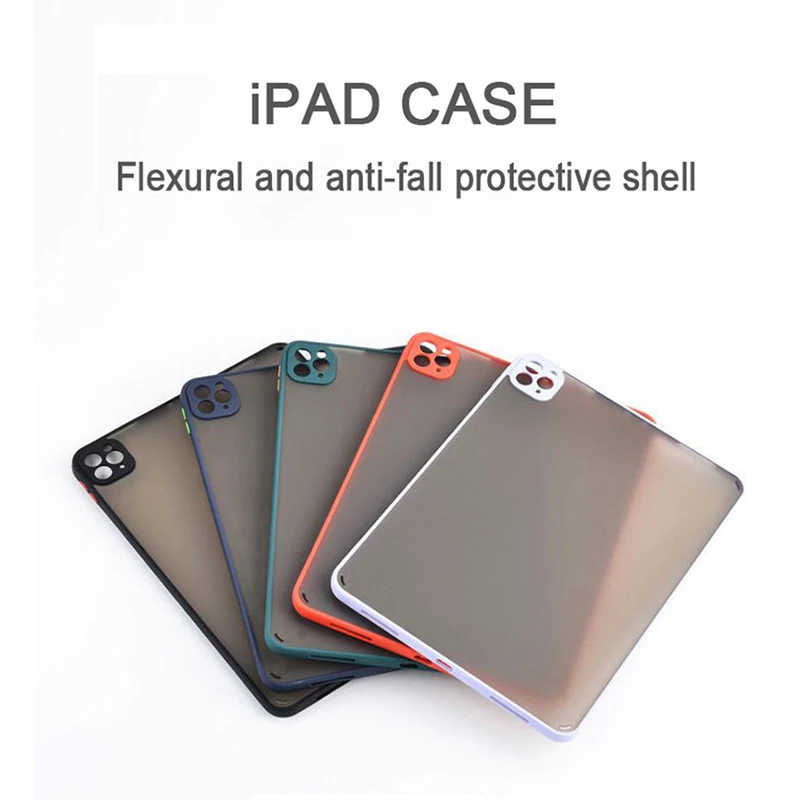 

Double Color Frosted iPad Case For 2021 iPad Mini 6 For iPad Air 4 Air 5 For iPad Pro11 Case For iPad 8th/9th/10th iPad Case
