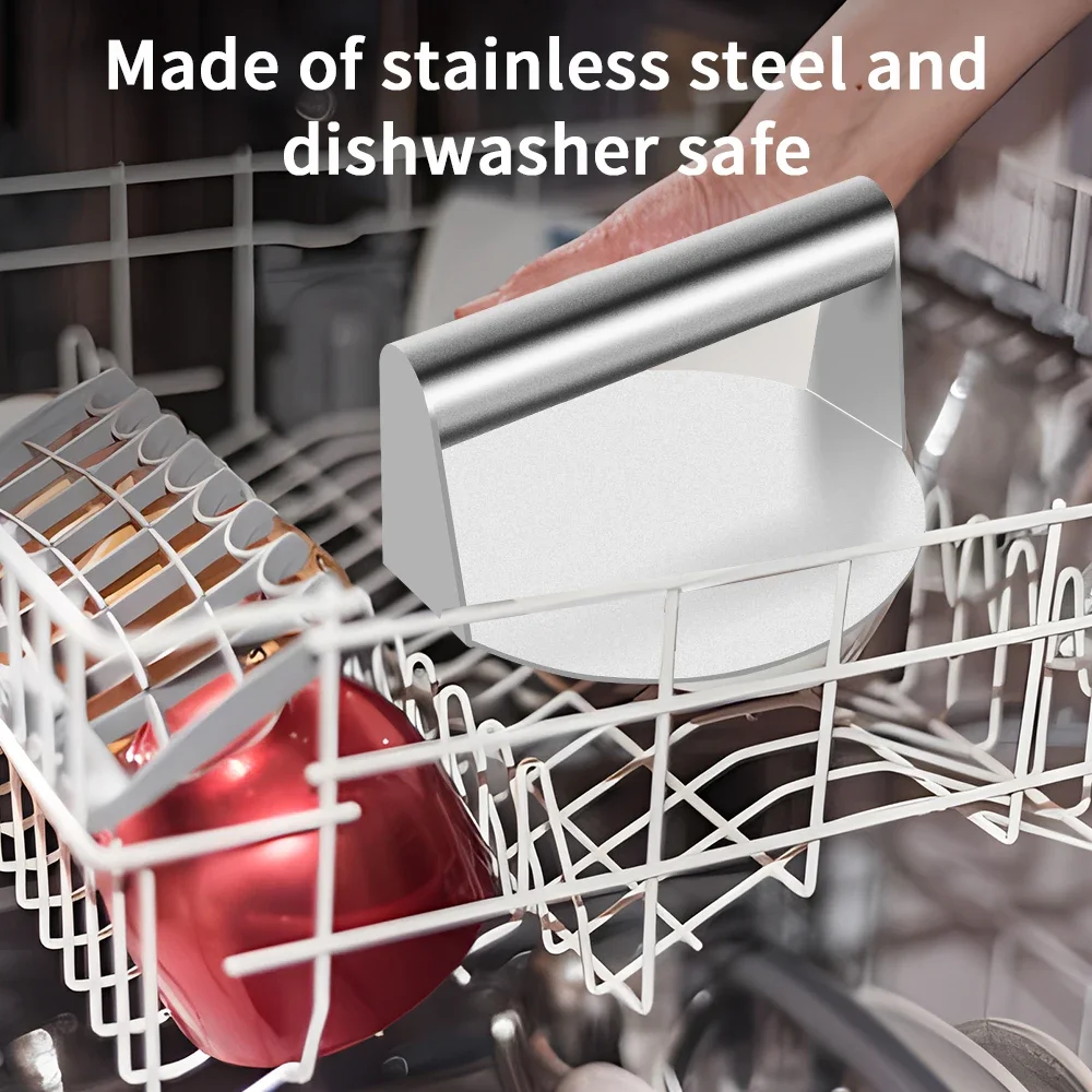 Stainless Steel Hamburger Meat Press burger press hamburger press Circular Burger Meat Press Patties Beef Pie Mould Maker Plate Kitchen Tool
