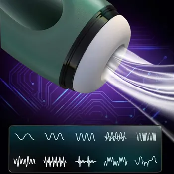 Automatic Sucking Male Masturbator 3D Realistic Textured Pocket Pussy Vacuum Suction Vibration Blowjob Stroker Sex Toy for Men