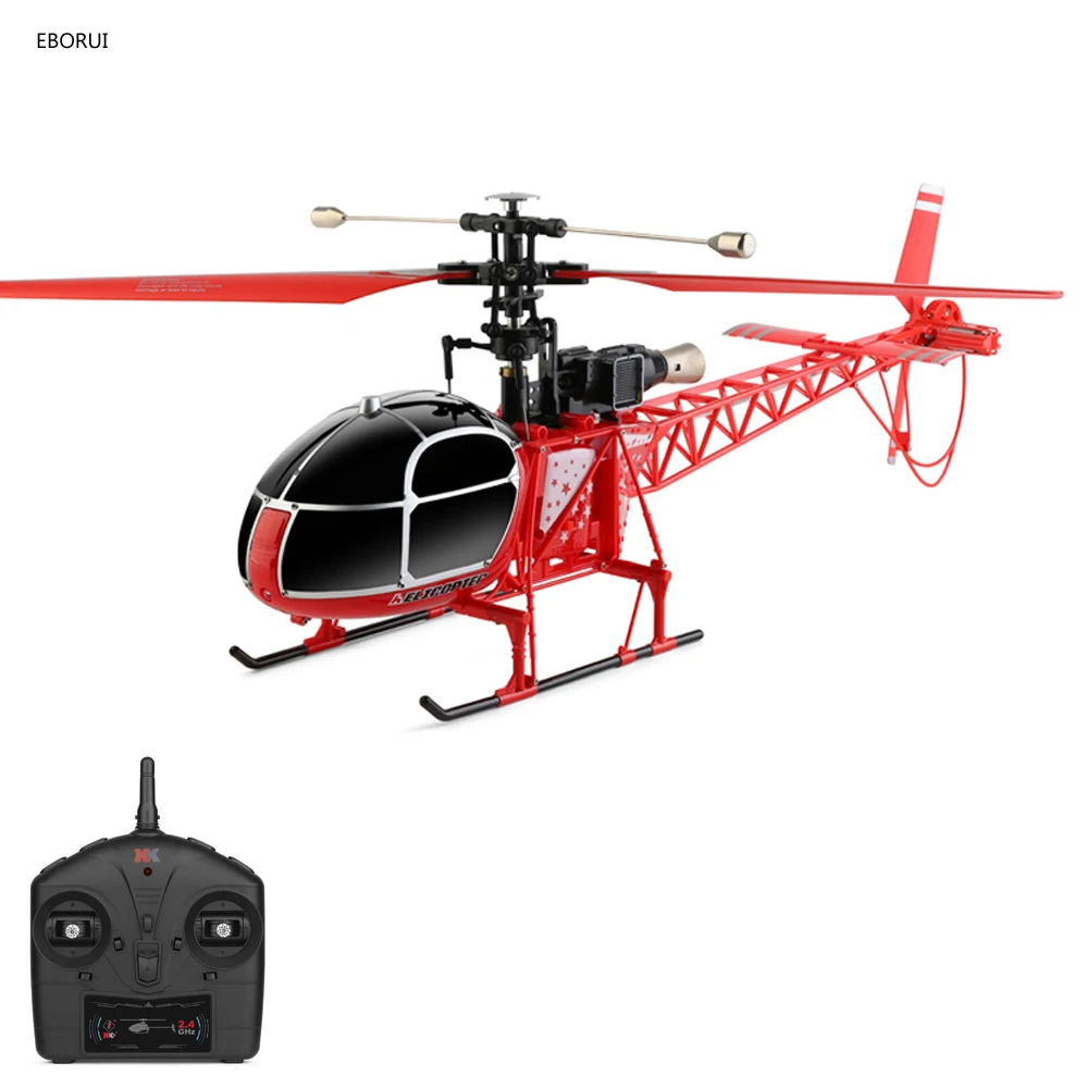 

Wltoys XK V915-A RC Drone 2.4G 4CH Altitude Hold Flybarless Dual Brush Motor Remote Control Aircraft RC Helicopter Toy Gift RTF