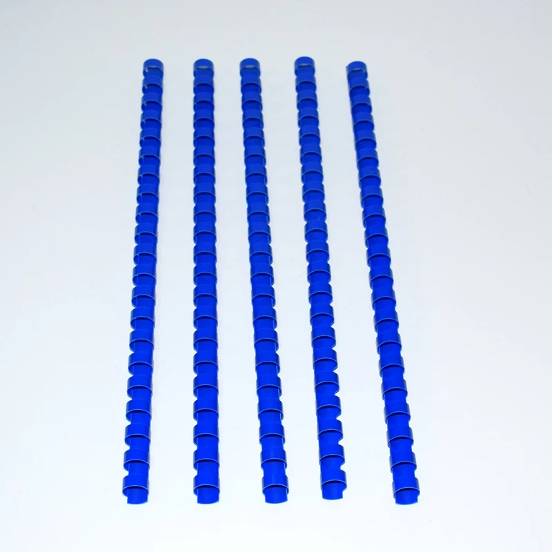 ReadStar A4 PVC Blue Binding Aprons 21 Loops 6-51mm (20-450 sheets) Plastic Comb Binding Rings 10PCS/LOT