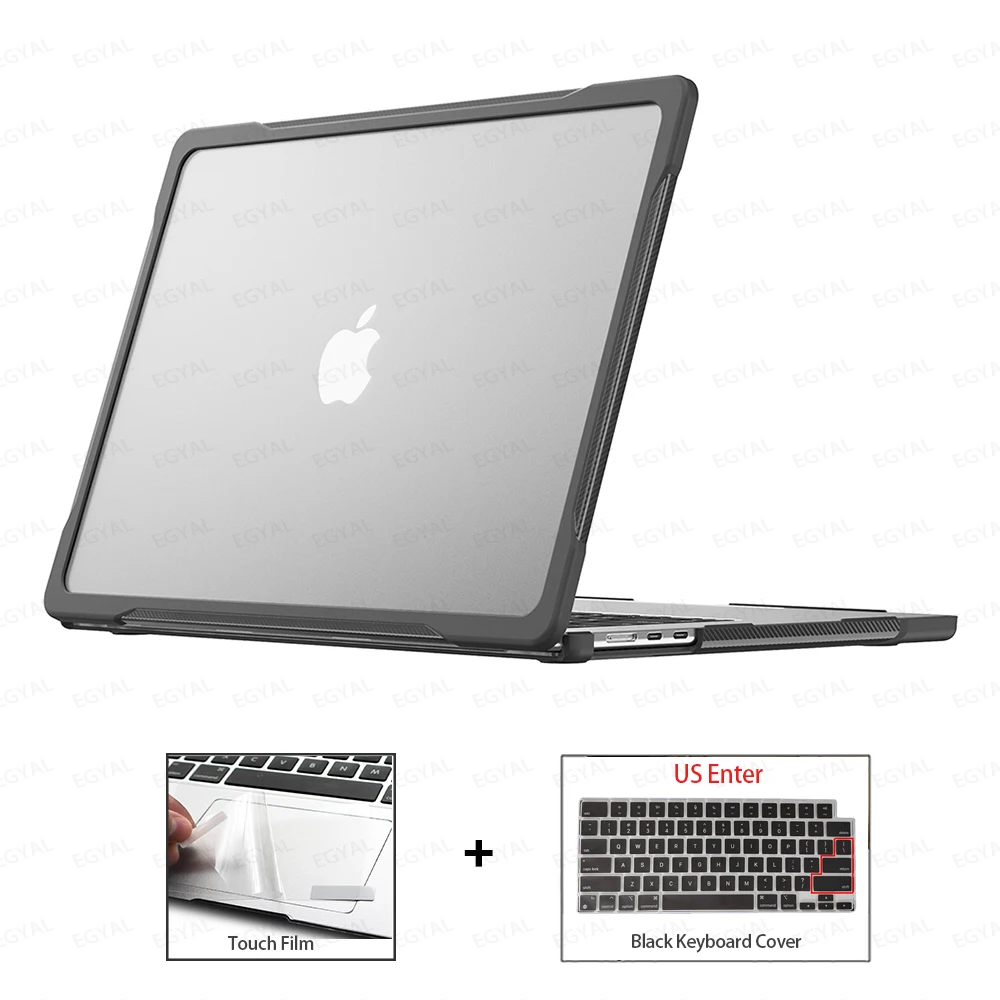 Premium Laptop Case with Touch Pad Membrane & Keyboard Film Cover