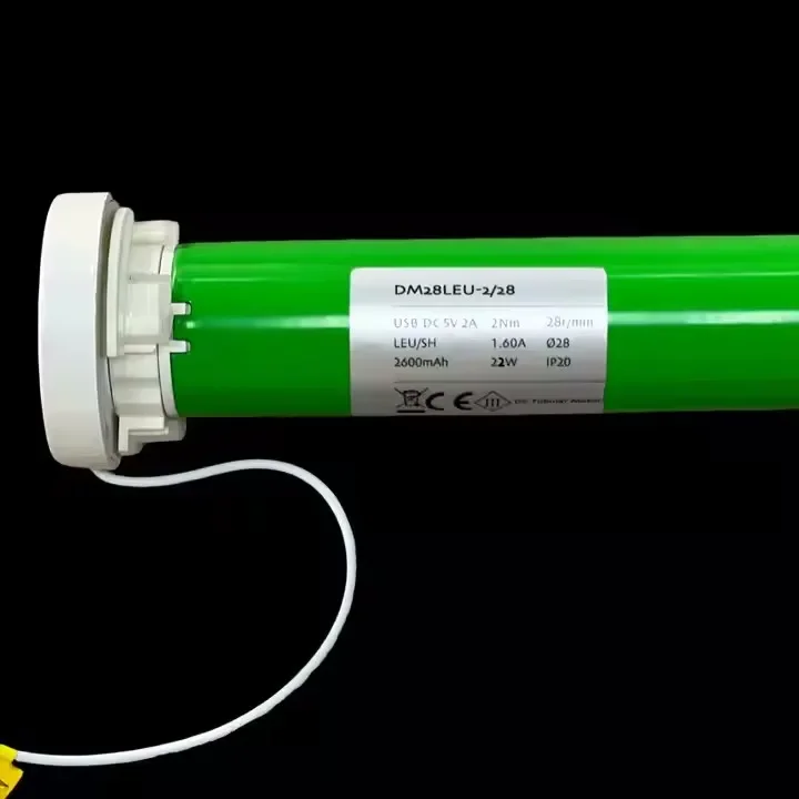 DM28LEU Electric Roller Blind Motor Intelligent Drive Silent Battery Powered Two-Way Control for Curtains And Smart Home Blinds