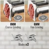 TC8-2 Electric Meat Grinder 70kg/h 650W Meat Mincer Stainless Steel Commercial Meat Grinder with Grinding Plates,Blades 6