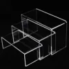 U-shaped Acrylic Display Risers Steps Acrylic Display Stand Anti-Corrosion Clear Showcase Display Shelf for Figure Collection 3