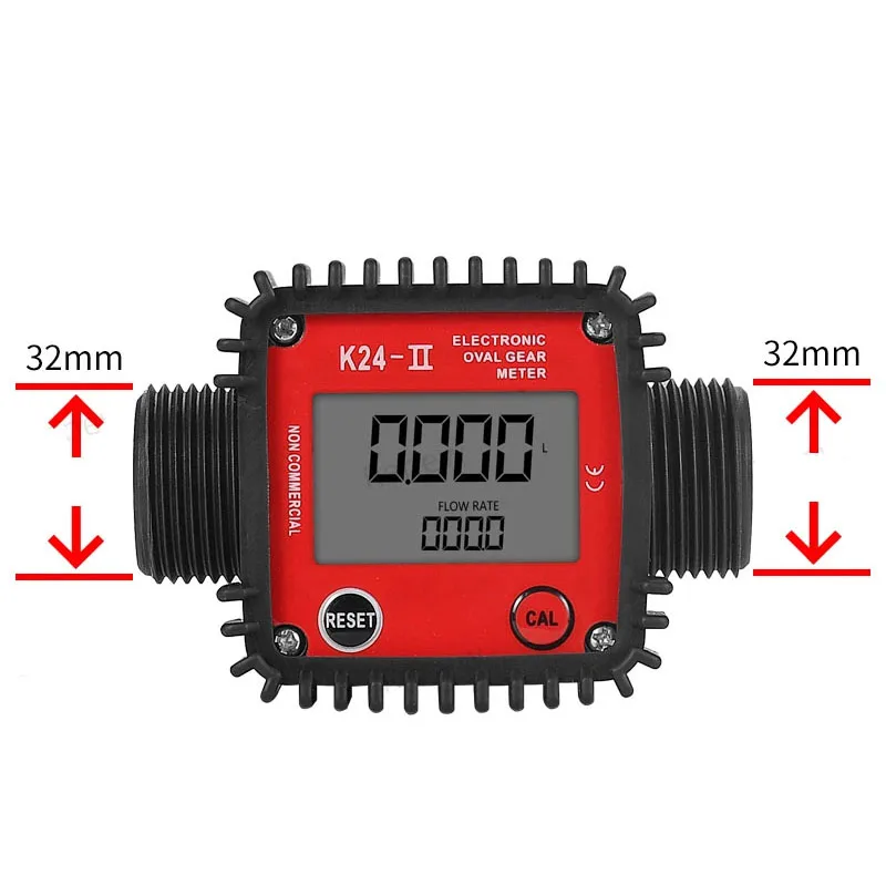 Small flow urea digital display meter gear table diesel gasoline engine oil hydraulic oil soybean water General purpose