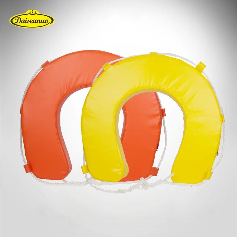 Universal Swim Pool Accessories, Life Buoy, Waterproof, PU Leather, Polyethylene Foam, Safety Float Lifeguard, Adult and Kids