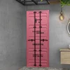 Washroom  Kitchen  Metal Door Sea Container Style Custom Size Swing Door for Toilet Room Piece 2