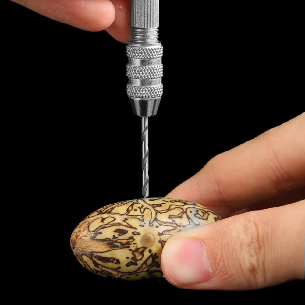 0.3-3.2mm Mini Micro Hand Drill Aluminum Alloy Woodworking Drilling Tool For Models Hobby DIY Drilling Rotary Tool