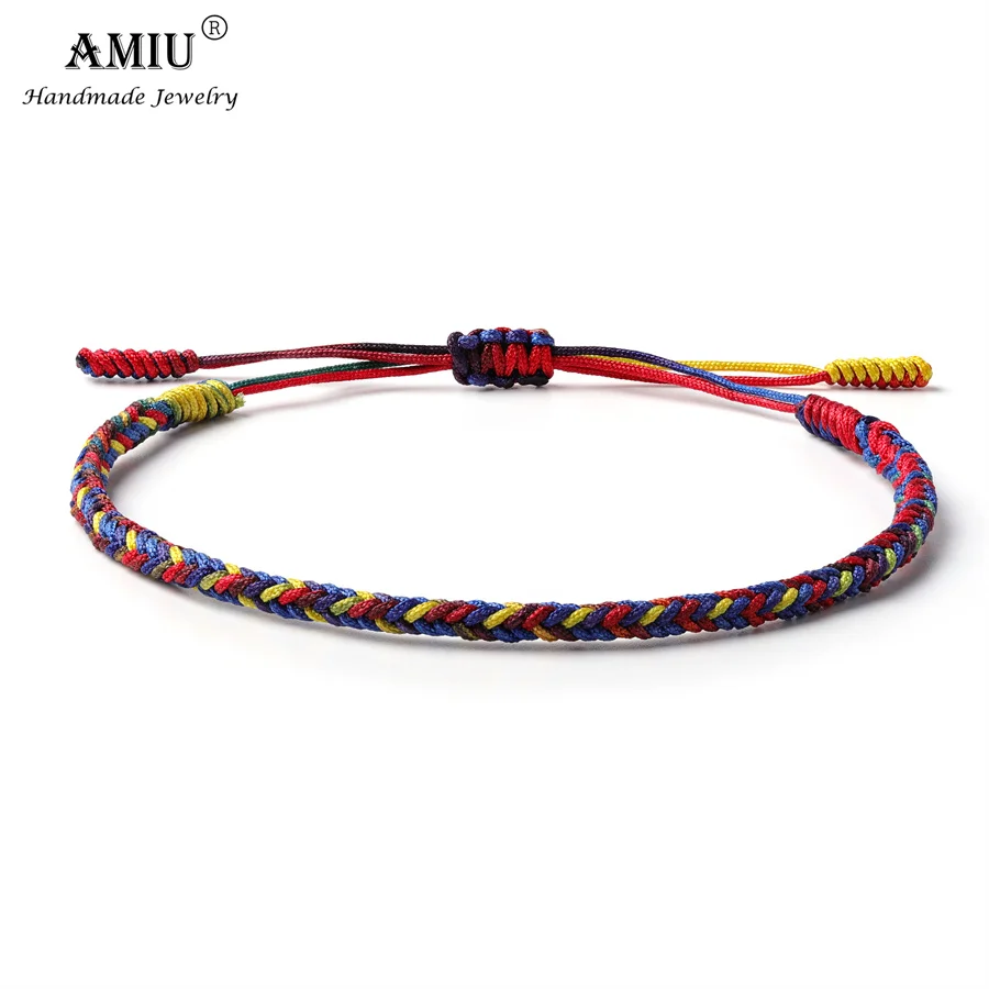 Bracelet Porte Bonheur De Style Tibétain Fait à La Main | Chakras Shop