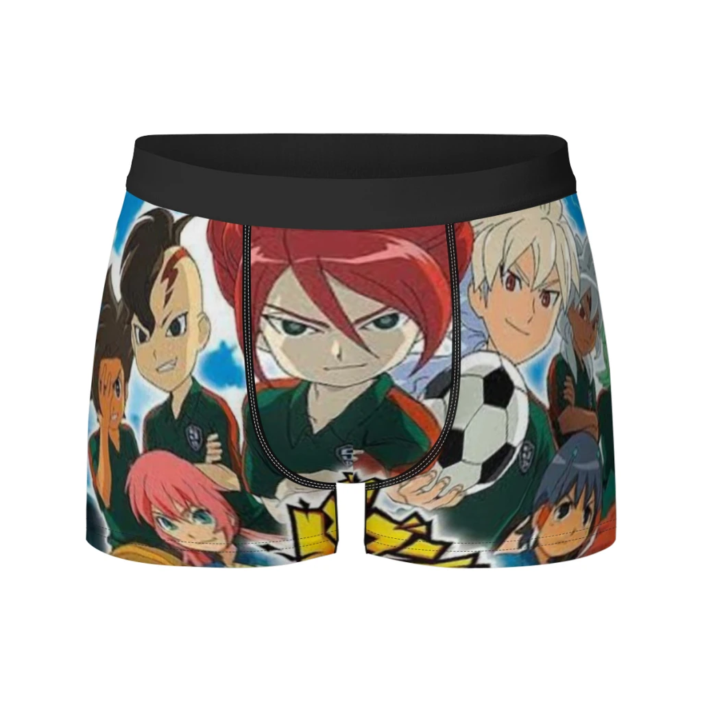 Calzoncillos tipo bóxer para hombre, ropa interior masculina, transpirable, de Inazuma Eleven
