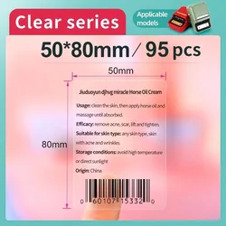 Niimbot Transparent Stickers - Genuine Thermal Paper Labels for Portable Label Printer (TM5080)