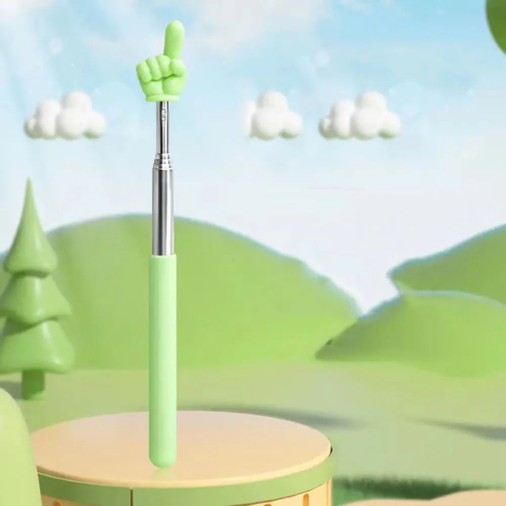 Adjustable Portable Telescopic Pointer Stick with Finger Design