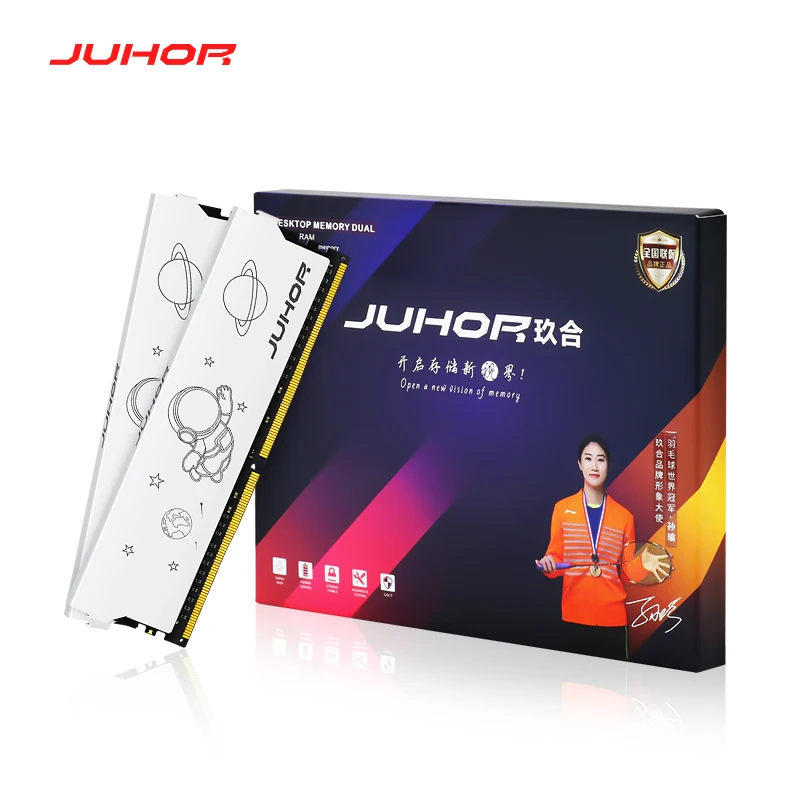 JUHOR Ram DDR4 8GB 16GB 3600MHz 3200MHz Desktop Gaming Dual Channel Dimm Memory desktop ram memory desktop memory