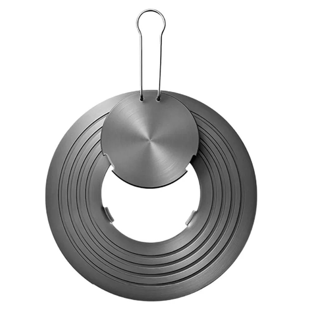 Aluminum Alloy Gas Stove Diffuser Plate Non-stick Coating Heat Conduction Plate Evenly Heats Non-slip Removable Stove Hob Rings