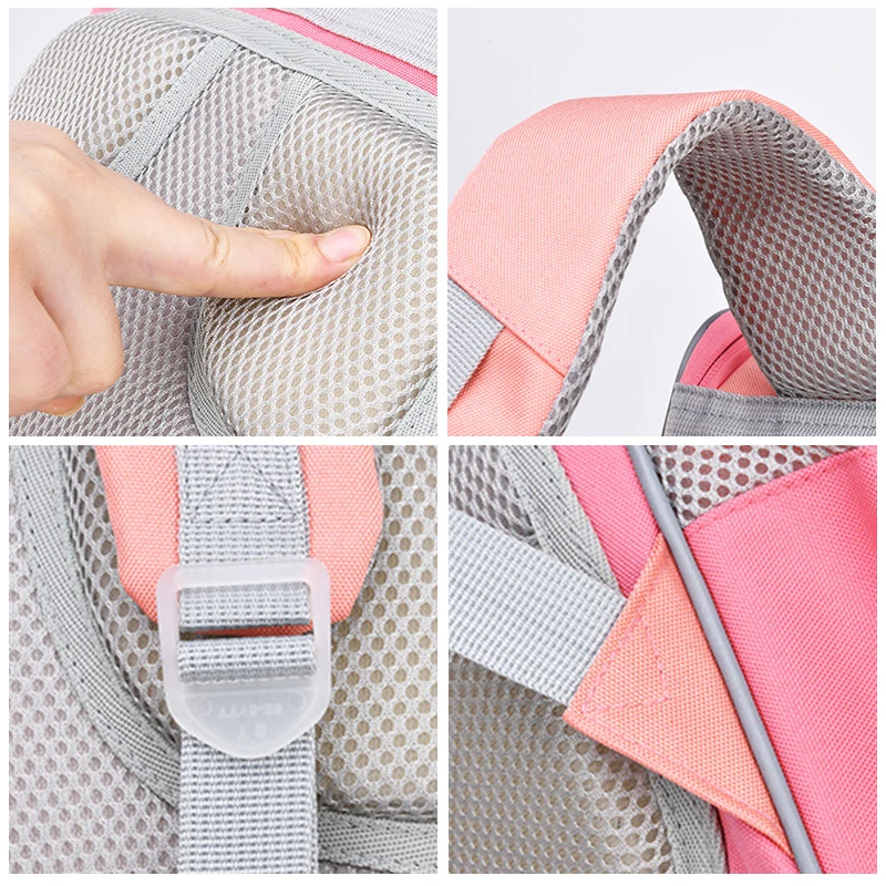 OYIXINGER Primary School Children's Schoolbag Nylon Large Capacity Backpack Boys And Girls Satchel High Quality Multi-color Bags