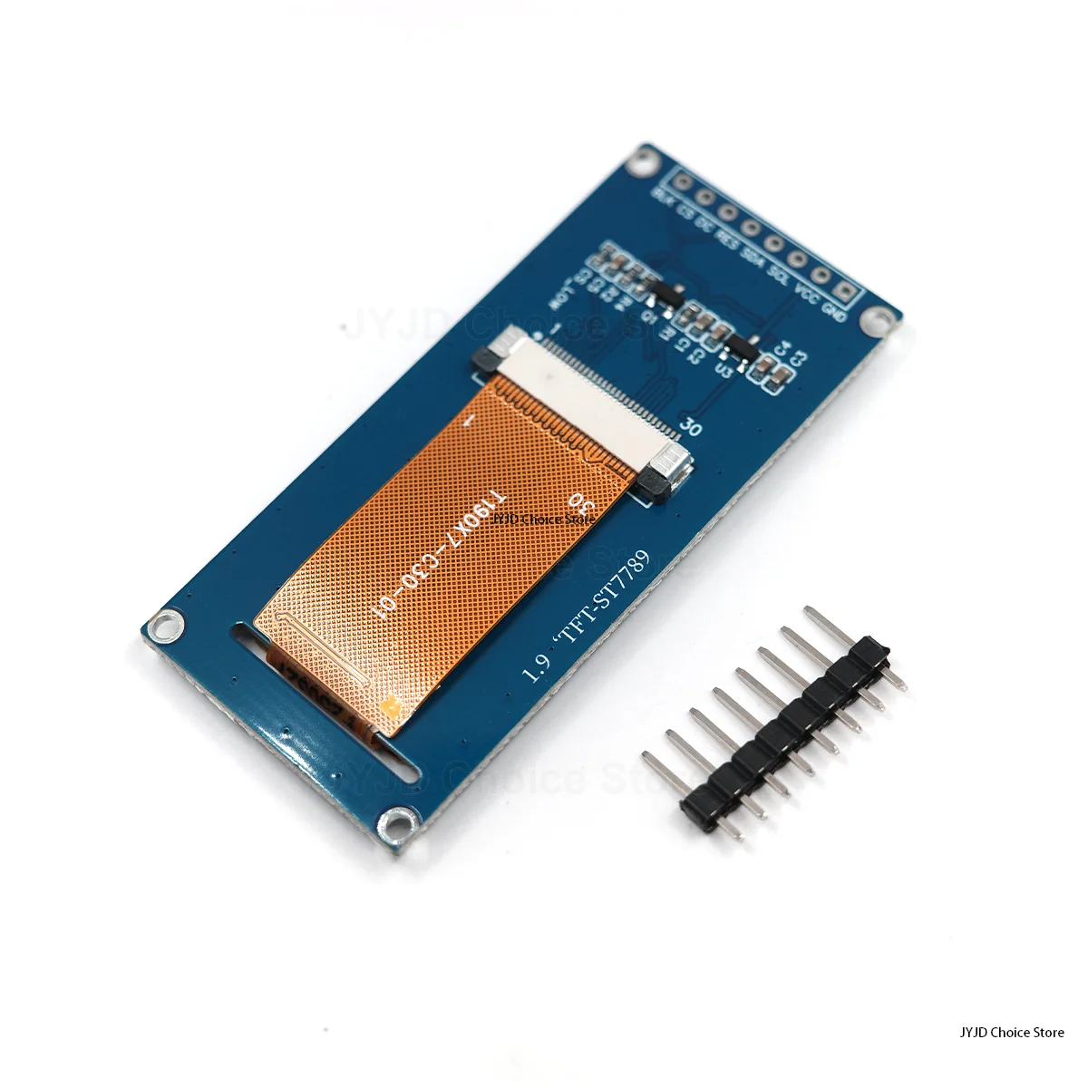 Lcd display module 1.9 Inch IPS Full Angle TFT Display Screen LCD Screen Color Display Module SPI Serial Port High-definition 170x320 ST7789