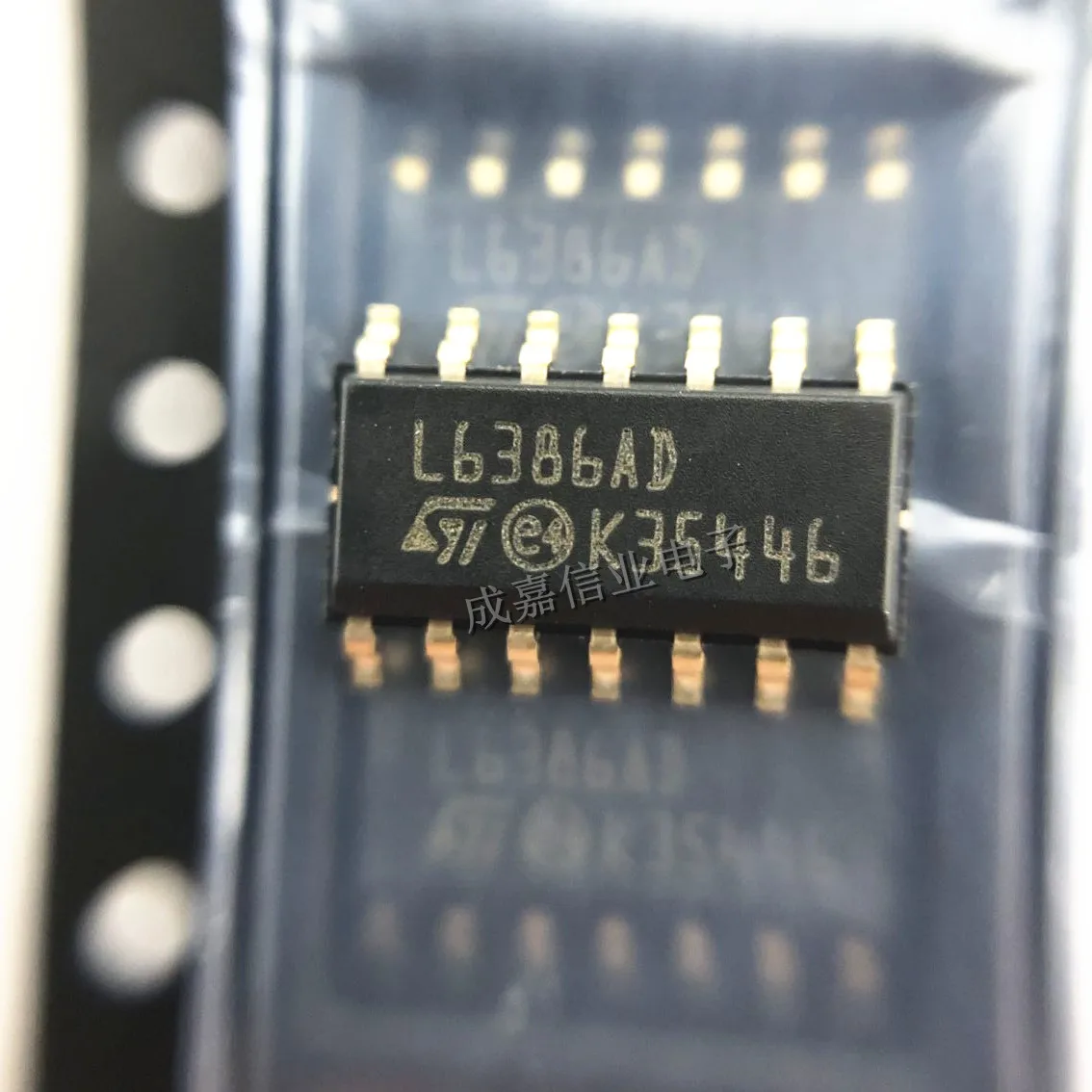10개/몫 L6386ADTR SOP-14 L6386AD 게이트 드라이버 고전압 HI/LW 측면 드라이버 작동 온도:- 45C-+ 125C