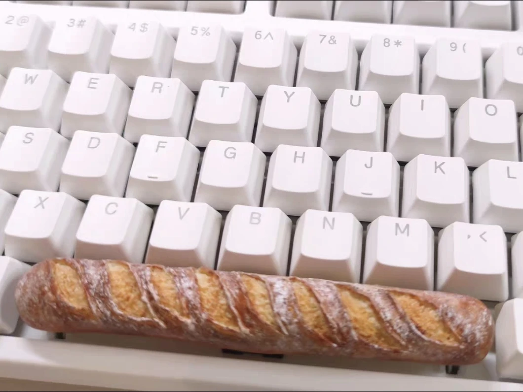 Baguette-personalizado Resina Keycaps 6.25u Barra de Espaço Eixo Cruzado Teclado Mecânico Amarelo Espaço Bar