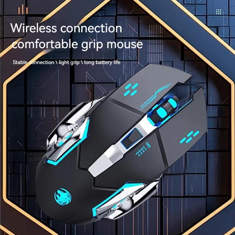 Forerunner Wireless Bluetooth Dual Mode Mouse Ricarica Silenziosa Ultra Lunga Durata E-Sport Gioco Meccanico Mouse Da Ufficio