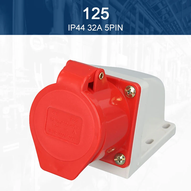Industriële Connector 3P/4P/5Pin Elektrische Plug