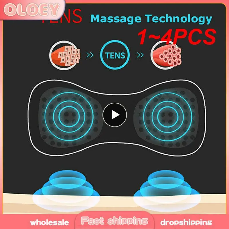 

1~4PCS Gel Pads for EMS Neck Massager Trainer Hip Exerciser Replacement Body Massager Patch Muscle Stimulator Sticker Gels