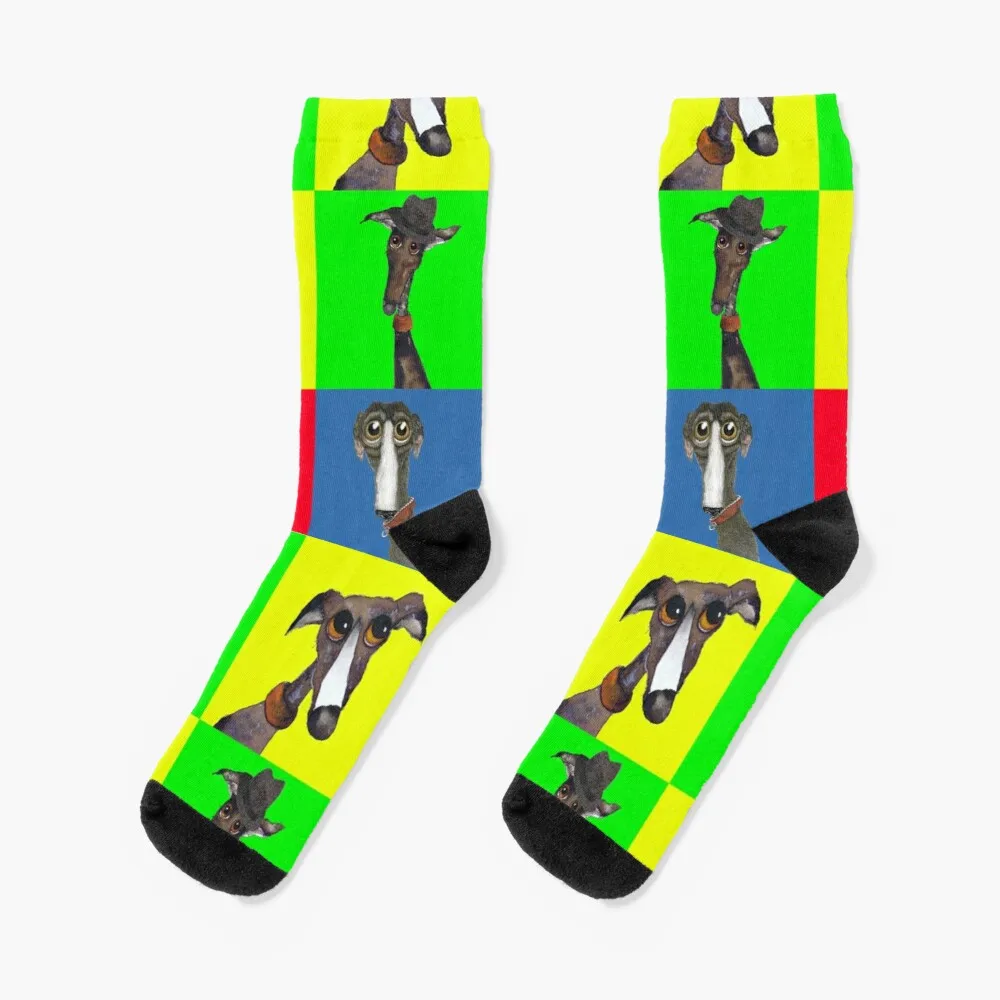 GREYHOUND COLLAGE Socks Socks Man Sport journal nubuck greyhound блокнот m
