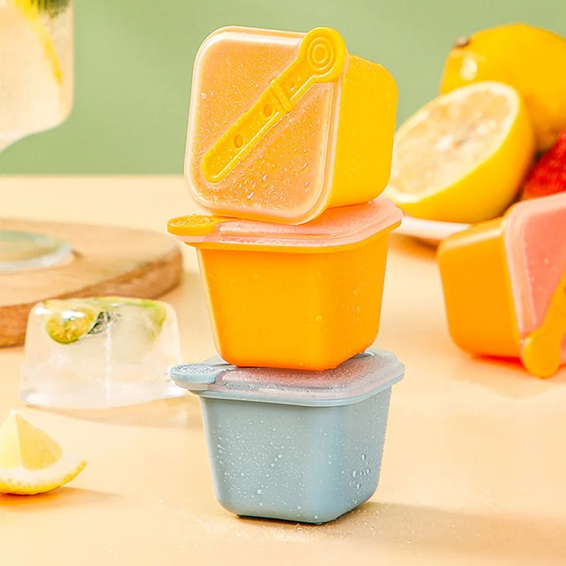 

Ice Cube Ball Silicone Mold With Lid Giant Food Grade Silicone Tray Mold DIY Ice Maker Ice Cube Tray Kitchen Drink Tool