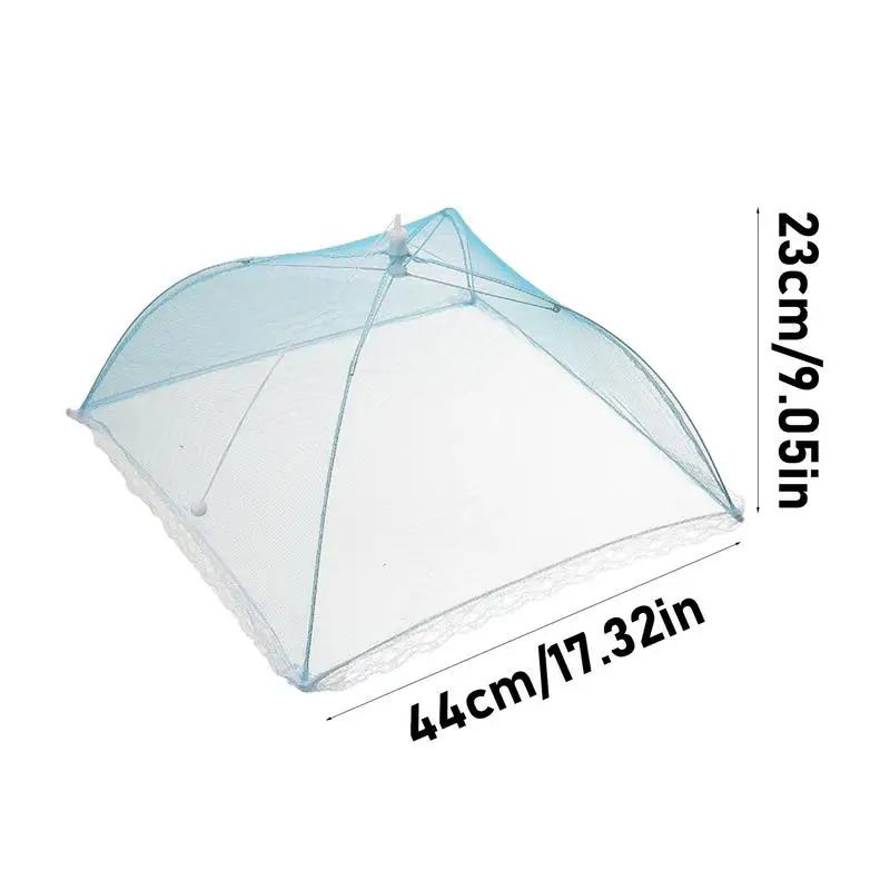 Food Cover for Outdoors Foldable Durable Food Lids for Bowl Plate Anti Mosquito Pop-Up Cover Umbrella Meal Vegetable Fruit